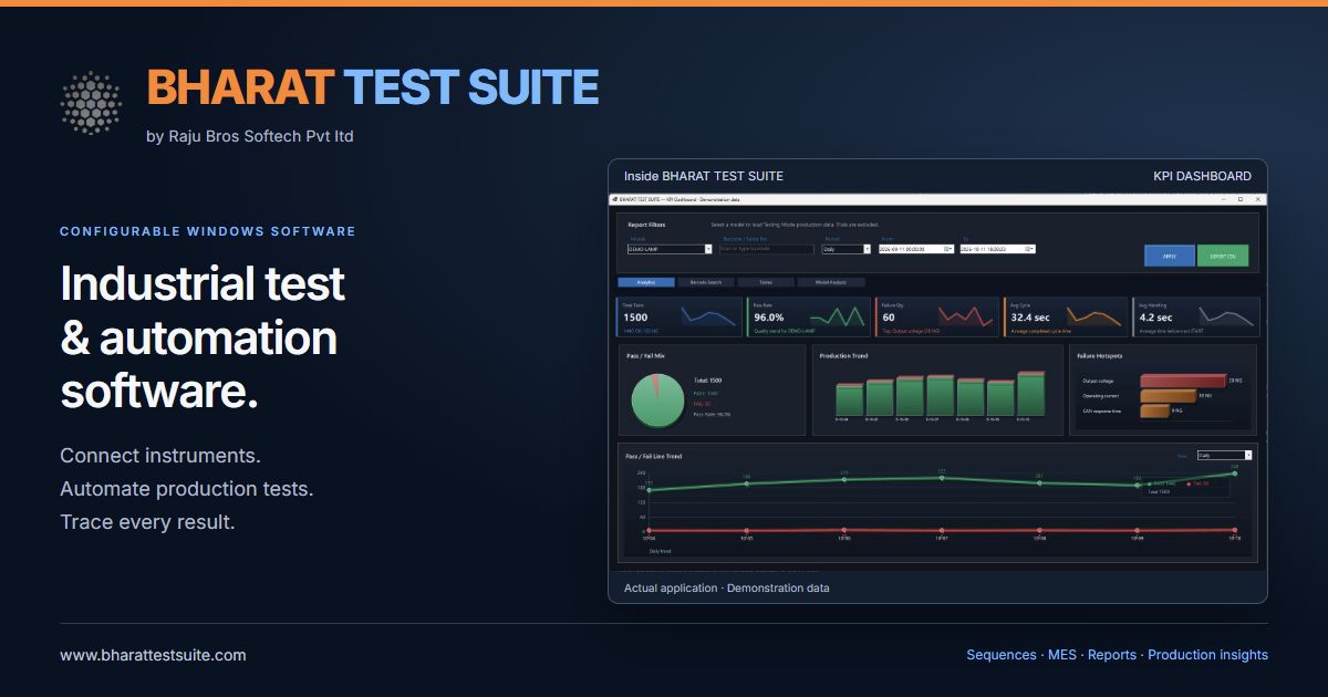Test Station Setup Guides | BHARAT TEST SUITE