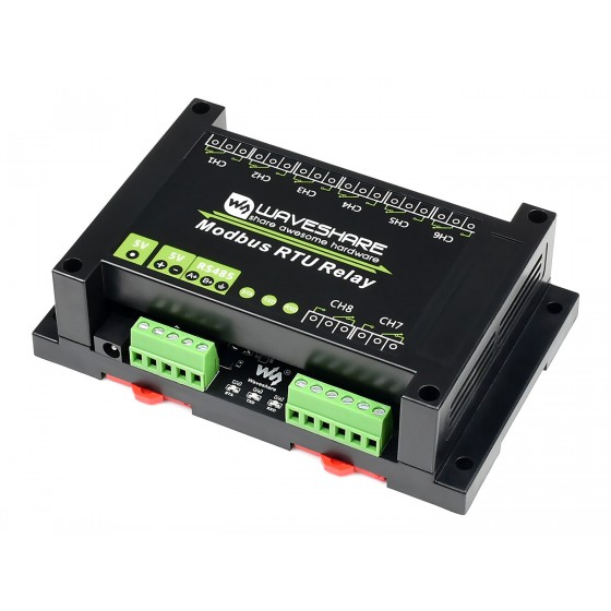Waveshare Modbus RTU eight-channel relay module